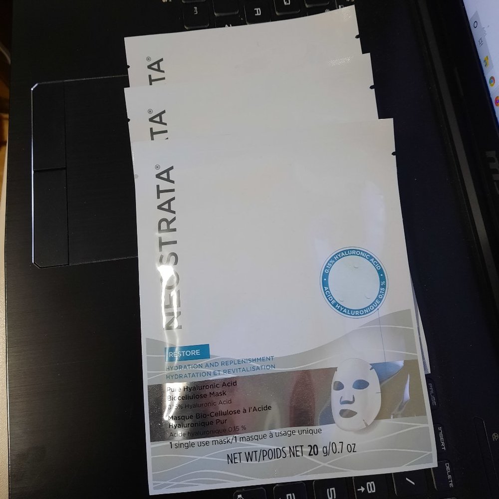 NEW Neostrata Pure Hyaluronic Acid Biocellulose Mask